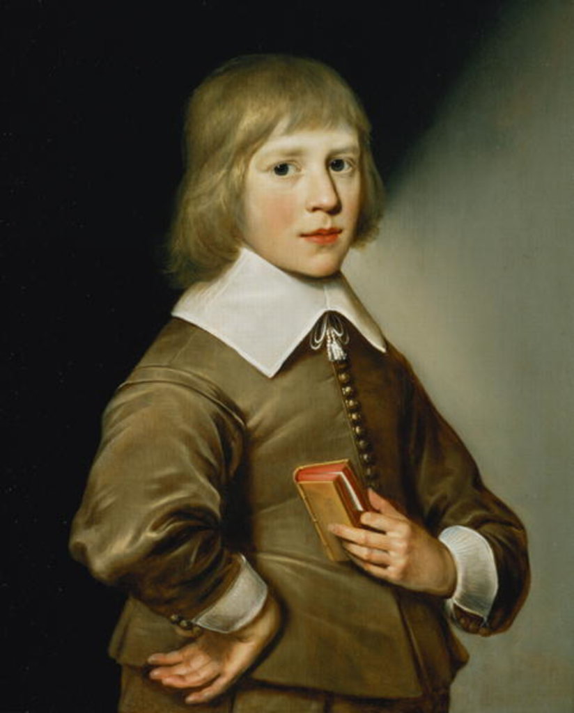 Detail of Portrait of a Boy by Wybrand Simonsz. de Geest