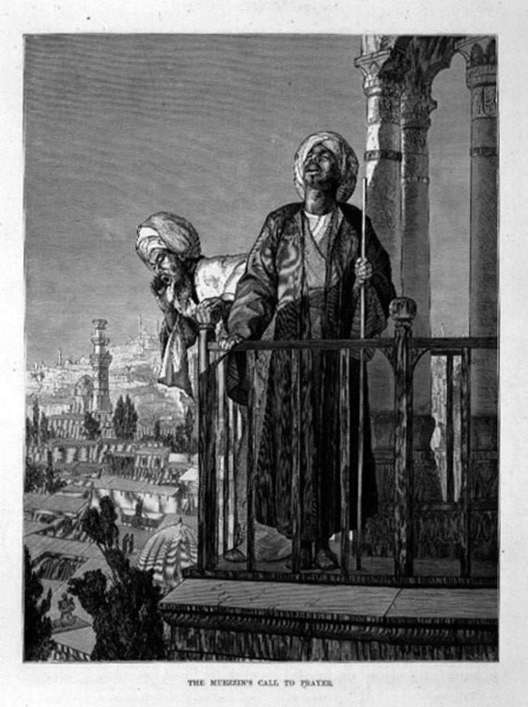 Detail of The Muezzin's Call to Prayer, 19th century by Karl Wilhelm Gentz