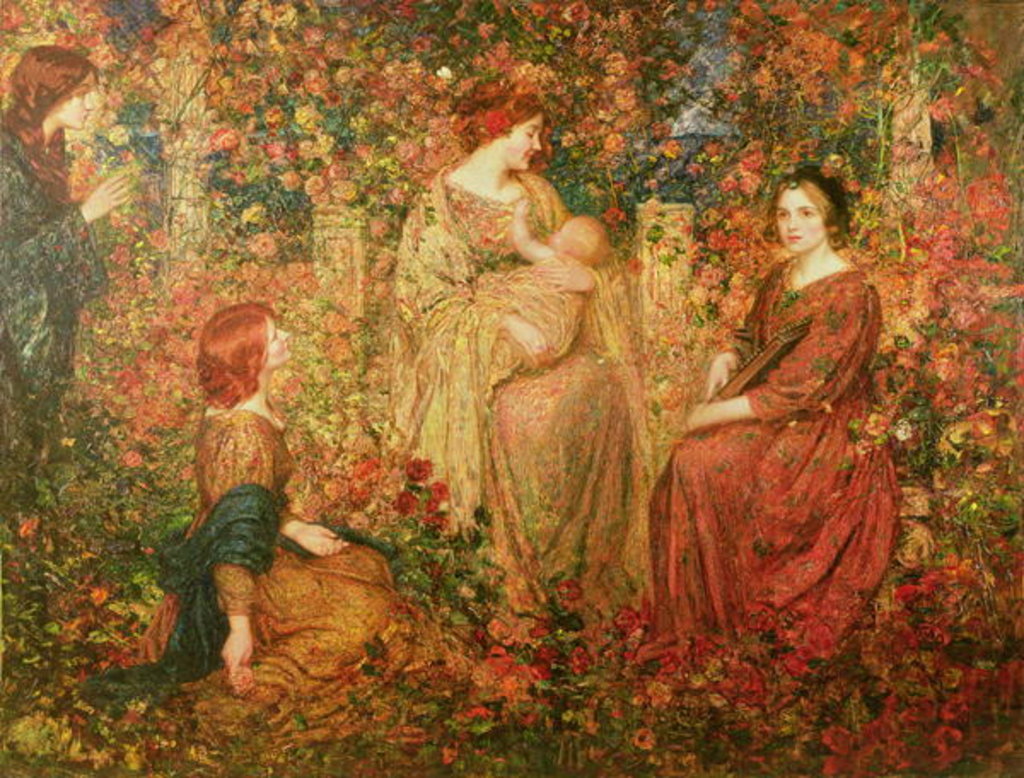 Detail of The Child by Thomas Edwin Mostyn