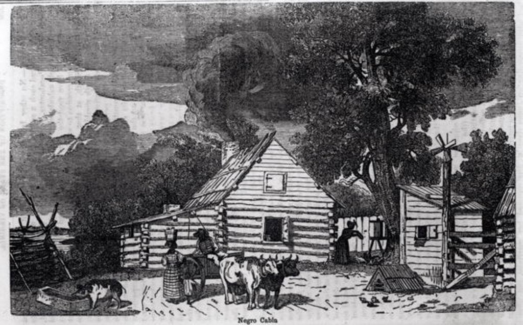 Detail of African American Cabin by American School