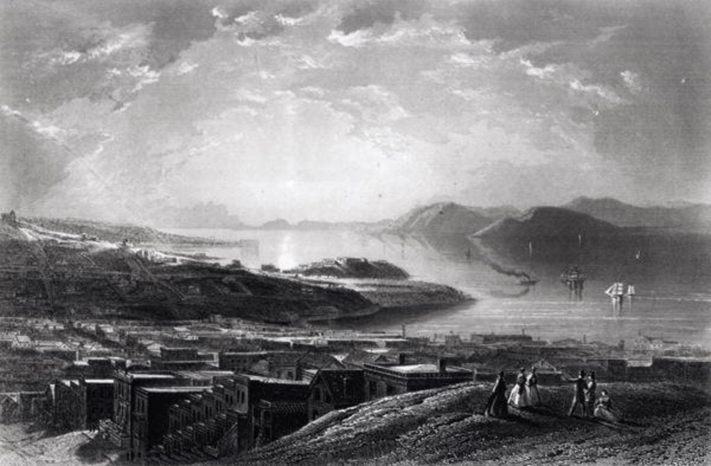 Detail of Golden Gate, from Telegraph Hill by James David Smillie