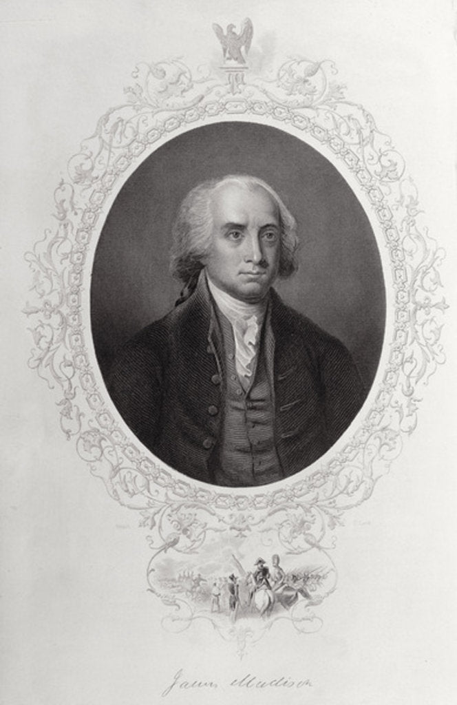 Detail of James Madison by American School