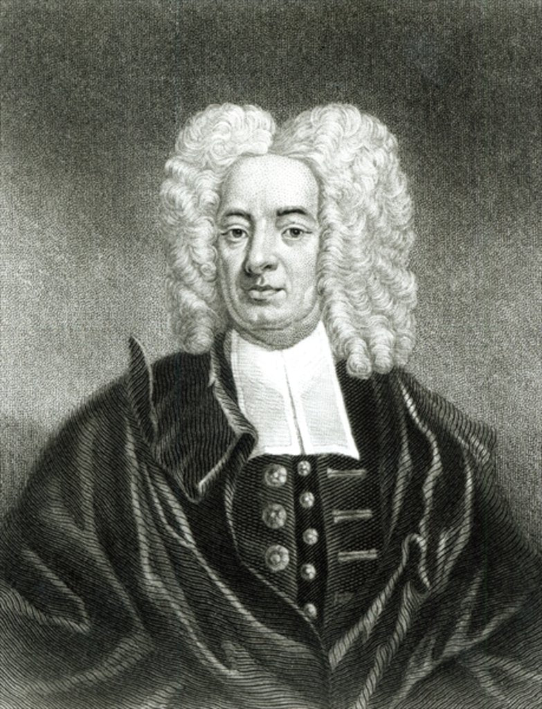 Detail of Cotton Mather engraved by Charles Edward Wagstaff and J. Andrews by Peter Pelham (after)