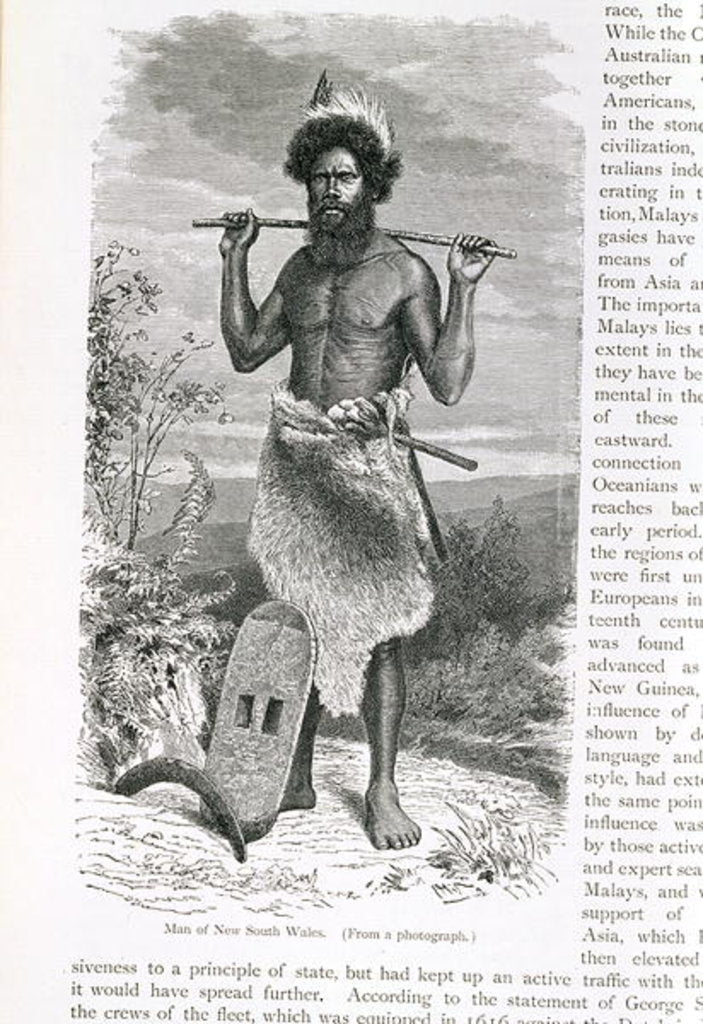 Detail of Man of New South Wales by English School