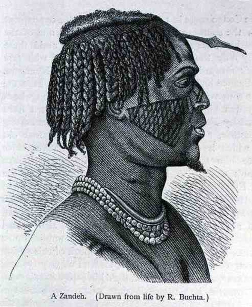 Detail of A Zandeh by Richard Buchta