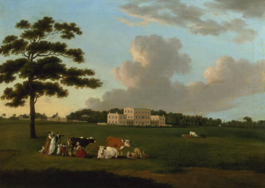 Detail of Bulwell Hall, Nottingham by Edward Dayes