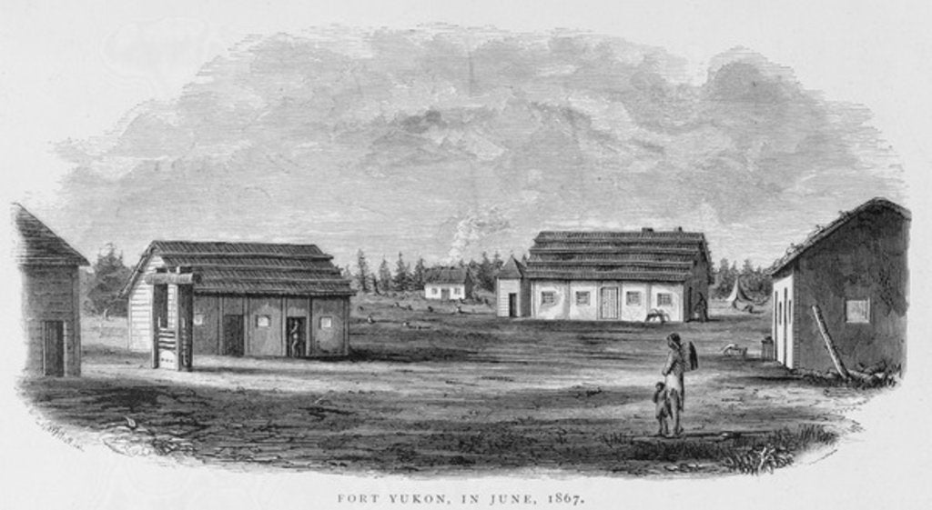 Detail of Fort Yukon, June 1867 by H. W. Elliot