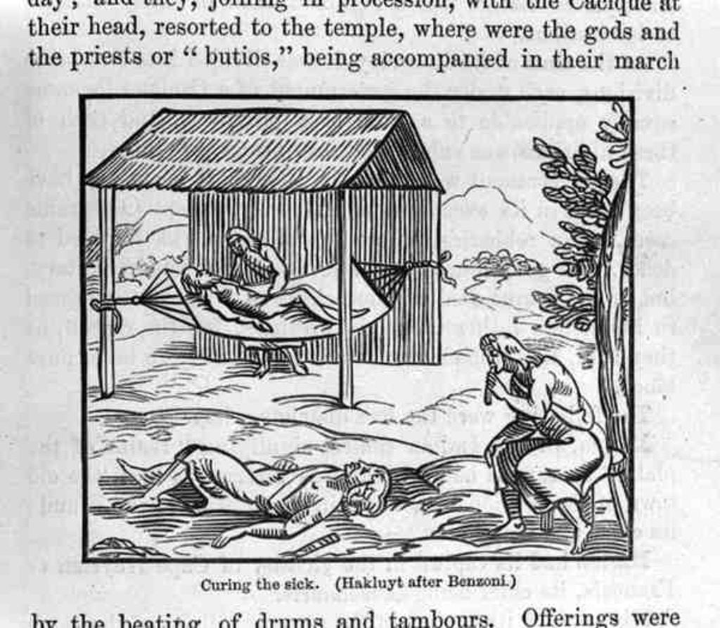 Detail of Curing the Sick by English School