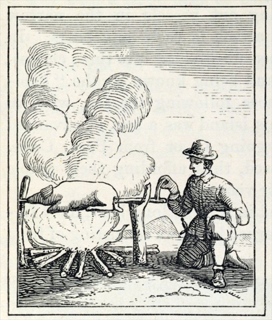 Detail of A Boucan by English School