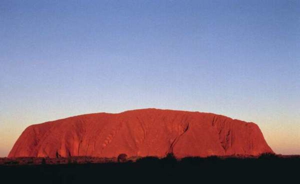 Detail of Ayers Rock by Anonymous