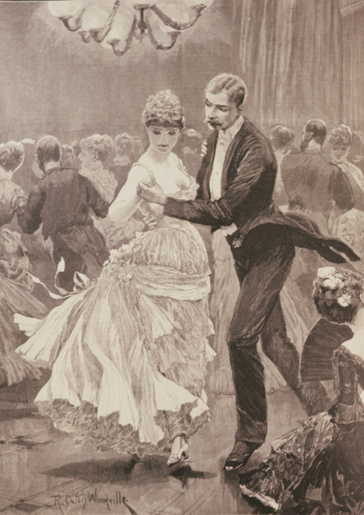 Detail of The Squire's Ball by Richard Caton II Woodville