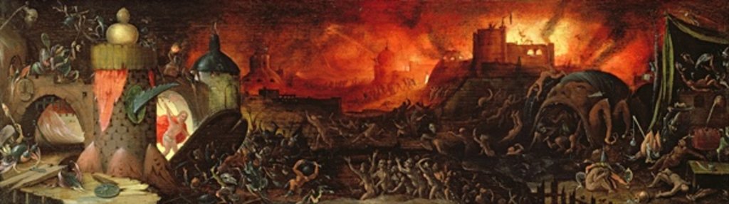 Detail of The Harrowing of Hell by Herri met de Bles