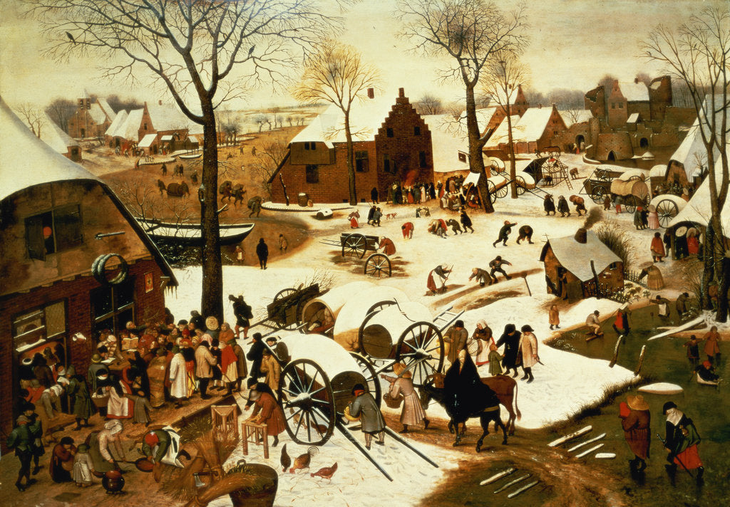 Detail of Census at Bethlehem, c.1566 by Pieter the Younger Brueghel