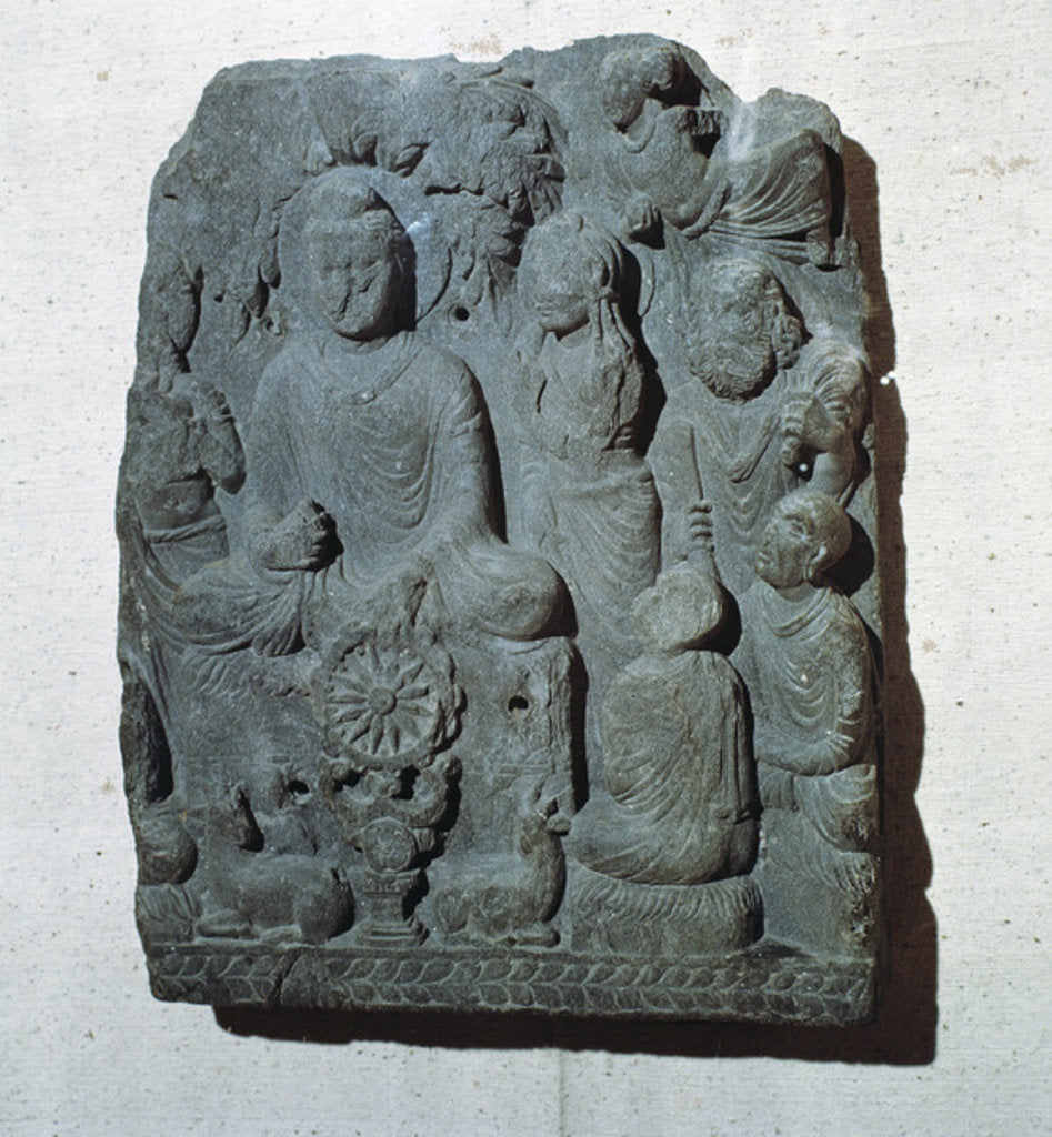 Detail of Relief of the 'Buddha of the Future', or Bodhisattva Maitreya, 2nd century AD by Anonymous