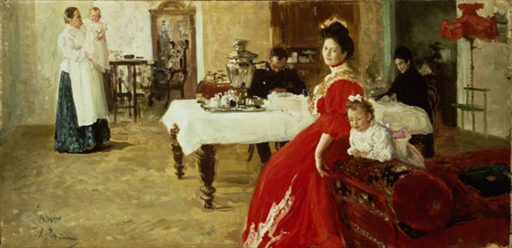 Detail of Study of a Family Portrait, 1905 by Ilya Efimovich Repin