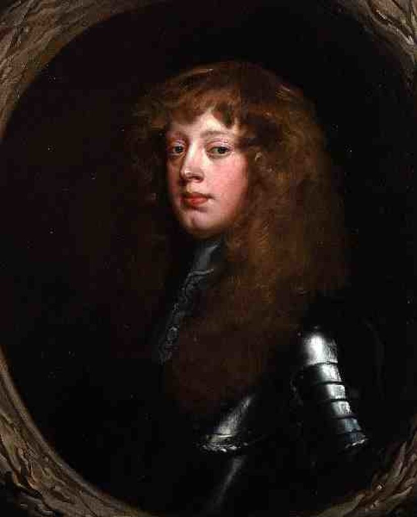 Detail of Portrait of the Duke of Richmond, in the original Sunderland frame by Peter Lely