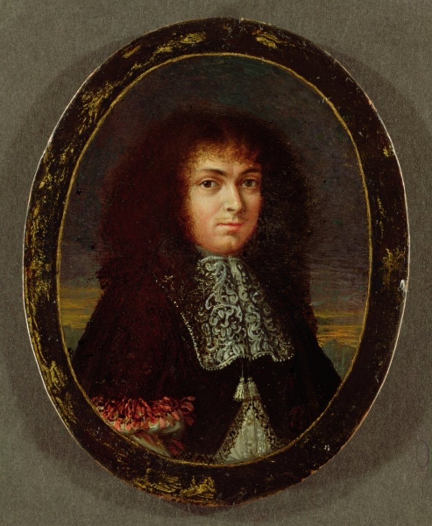 Detail of Portrait of Louis XIV by Jean the Elder Petitot