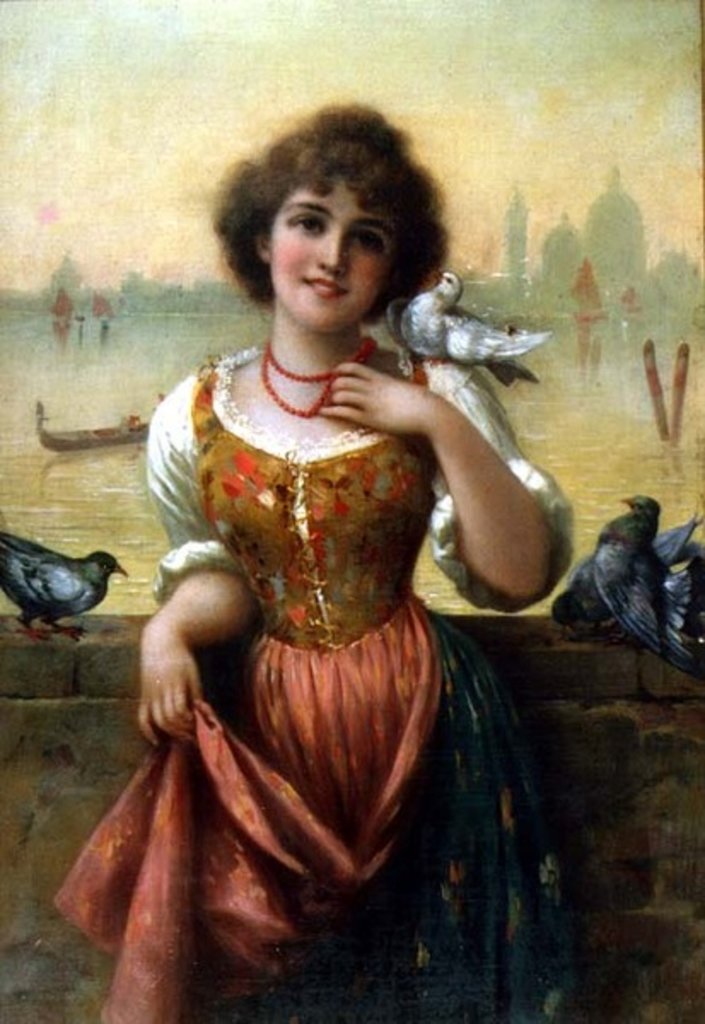 Detail of Pets by Emile Jean Horace Vernet