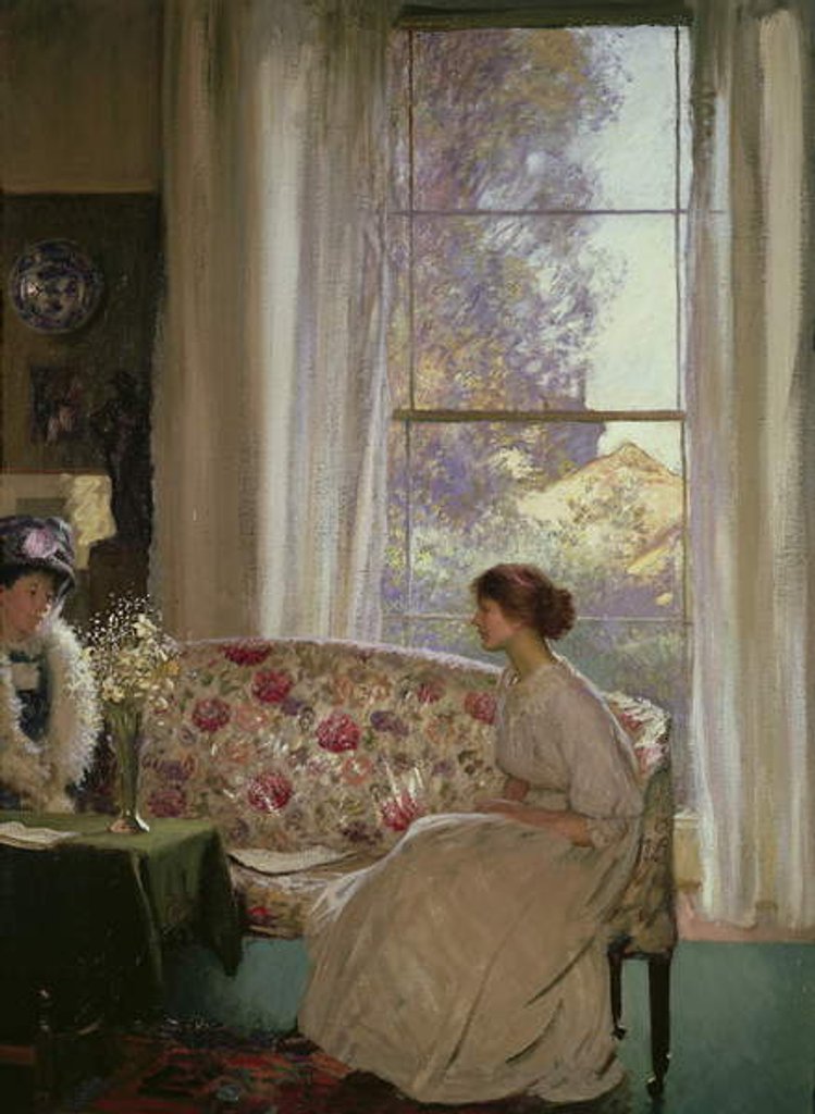Detail of The Visit by George Clausen