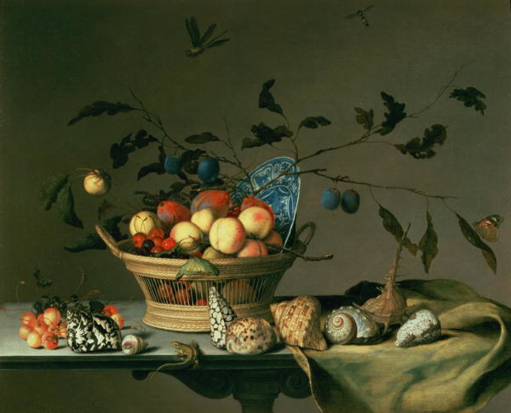 Detail of Still Life by Balthasar van der Ast