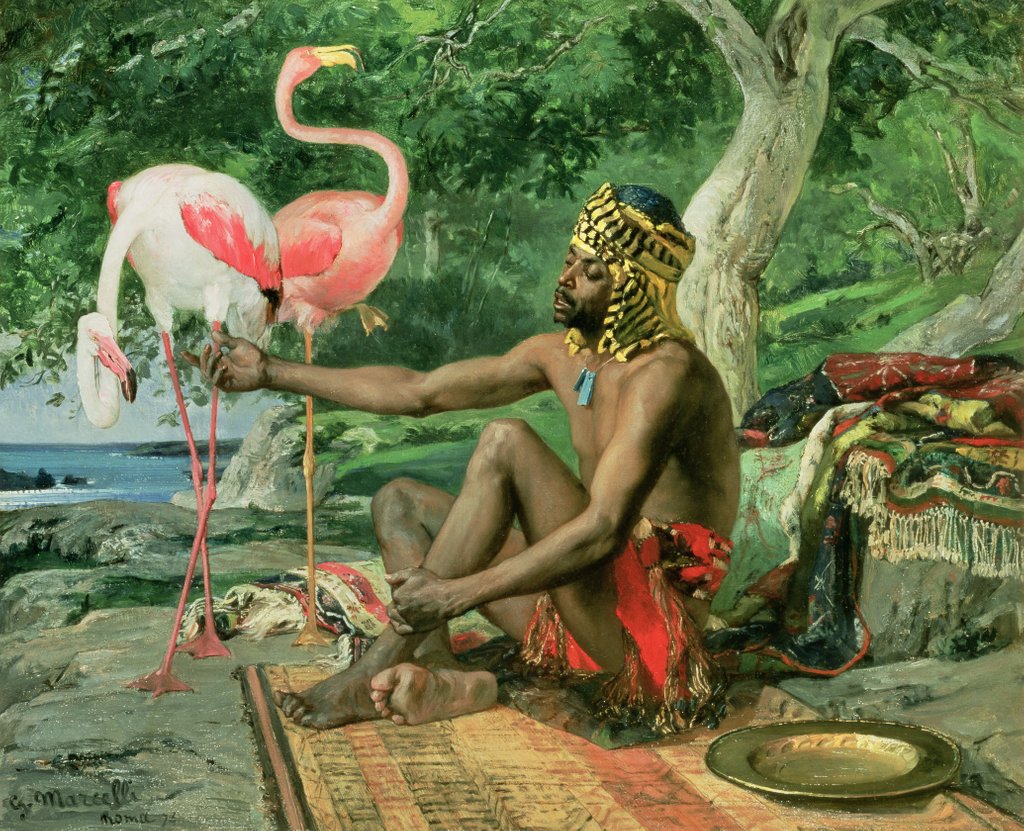 Detail of The Nubian Slave by Georgio Marcelli