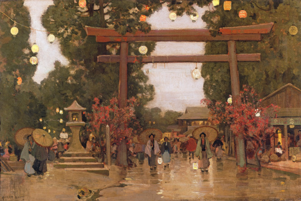 Detail of Spring in Japan by Alfred East