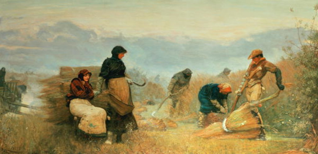 Detail of On the Fens, 1878 by Robert Walker Macbeth