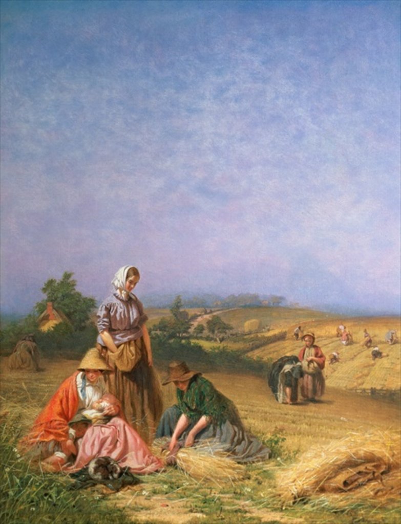 Detail of Gleaning by George Elgar Hicks