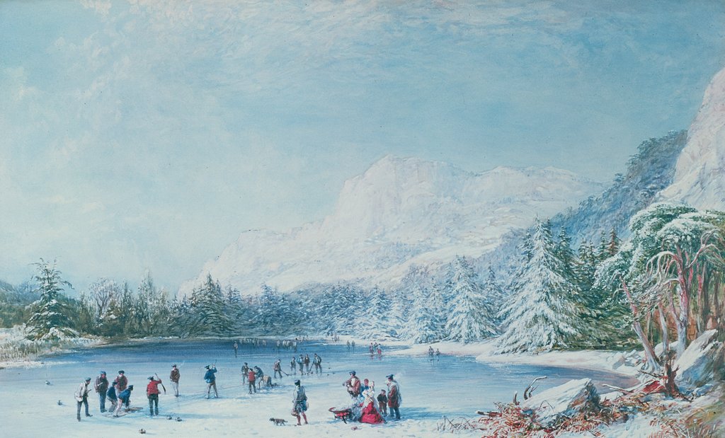 Detail of Curling by Bernard Walter Evans