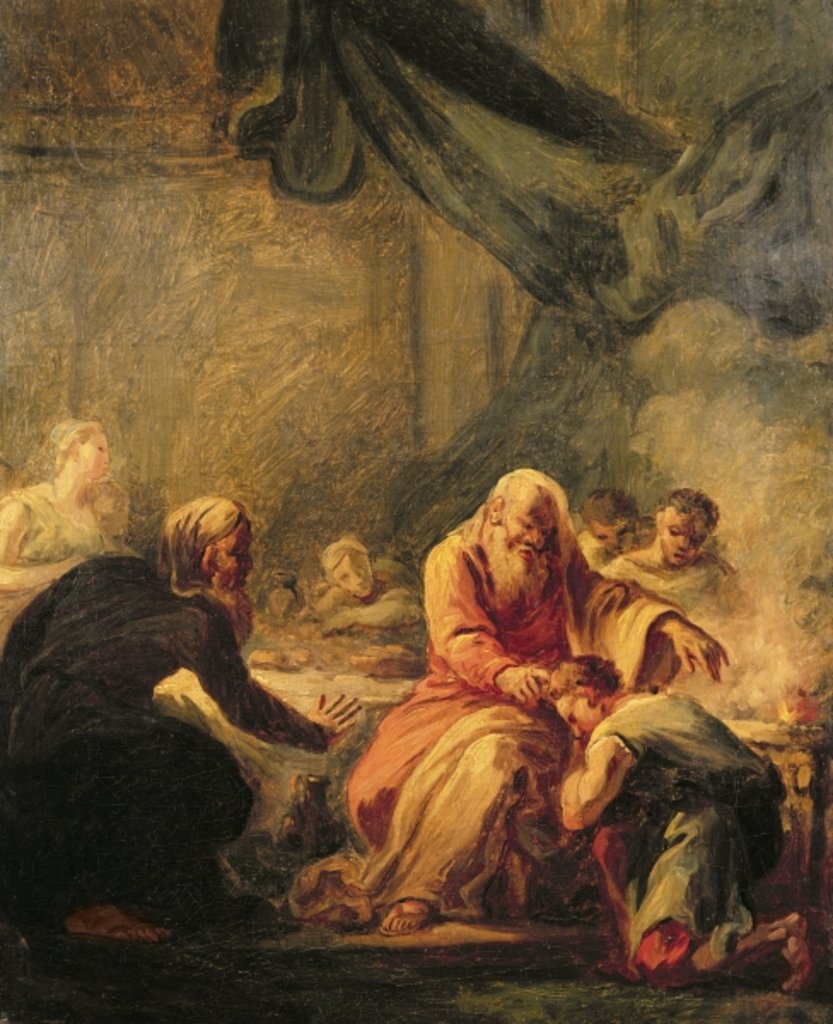 Detail of The Prodigal Son by Jean-Honore Fragonard