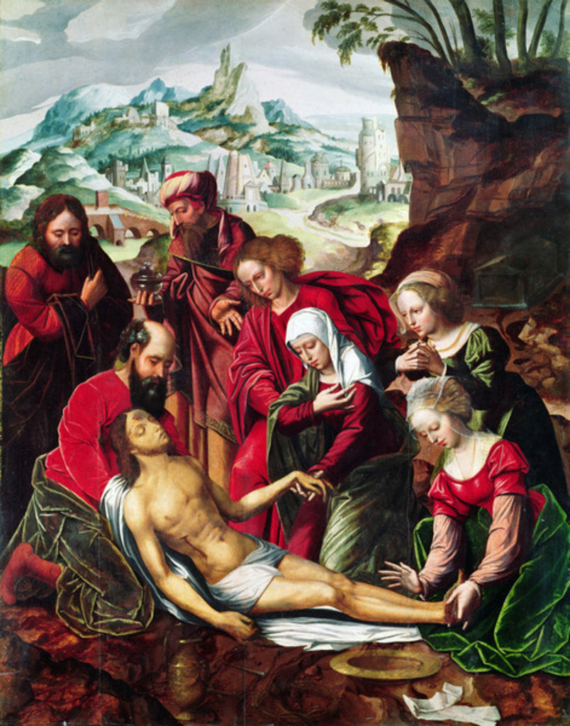 Detail of The Deposition, 16th century by Bernard van Orley
