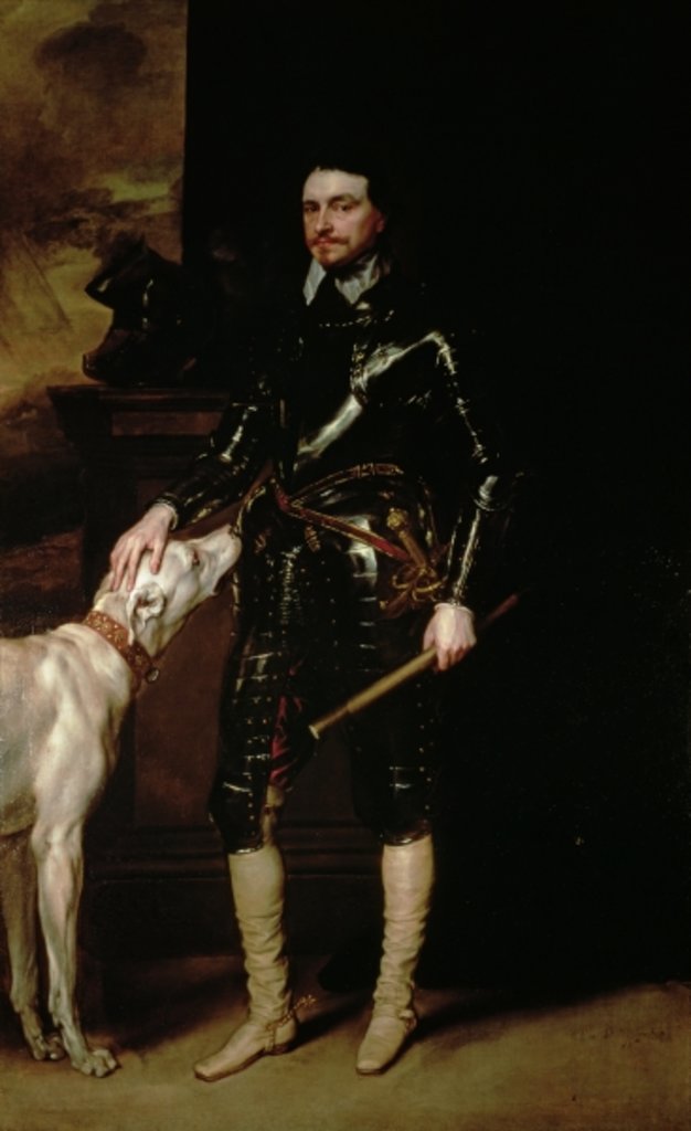 Detail of Thomas Wentworth, 1st Earl of Strafford 1633-6 by Anthony van Dyck