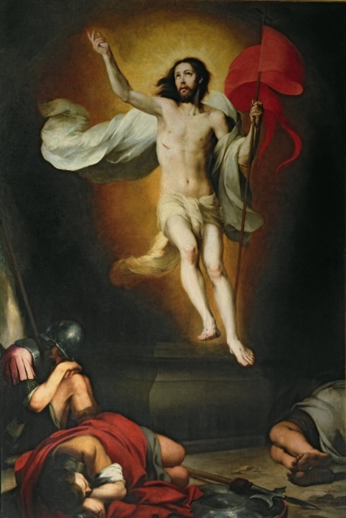 Detail of The Resurrection of Christ, 17th century by Bartolome Esteban Murillo