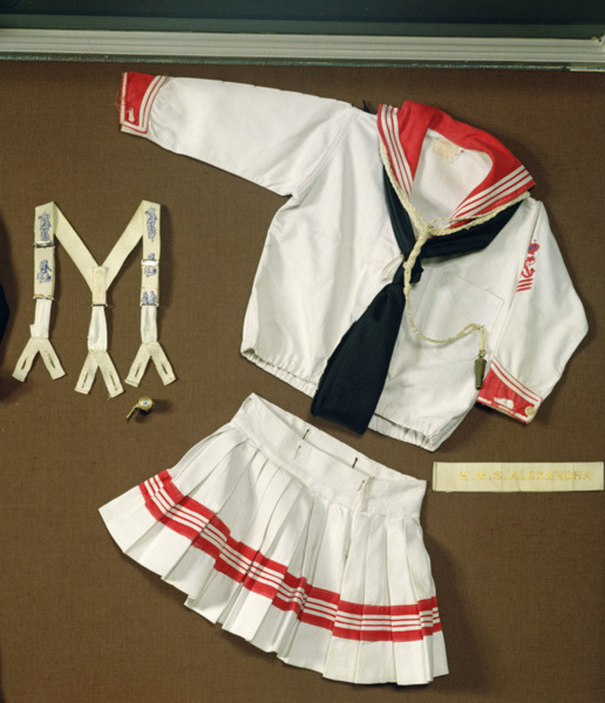 Detail of Child's sailor suit, 1920's by Anonymous