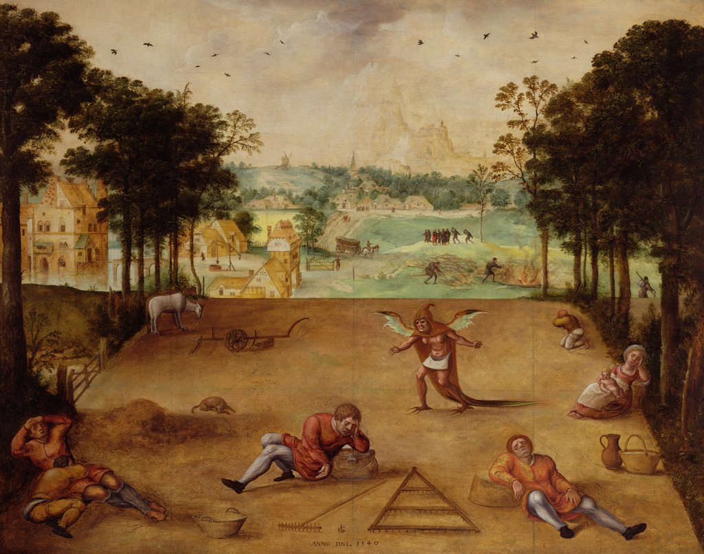 Detail of The Parable of the Wheat and the Tares, 1540 by Lucas van Gassel