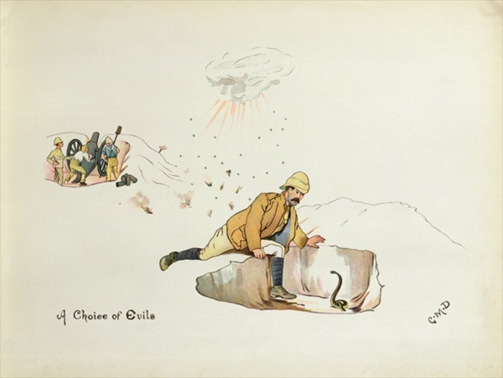 Detail of A Choice of Evils by Captain Clive Dixon
