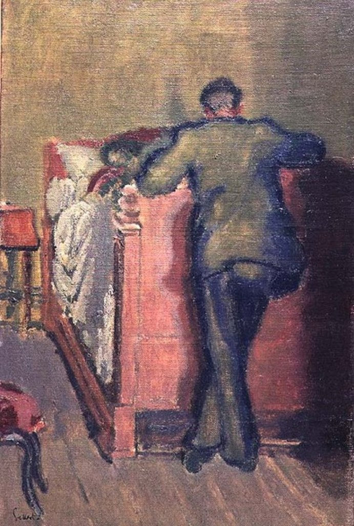 Detail of The Bedroom by Walter Richard Sickert