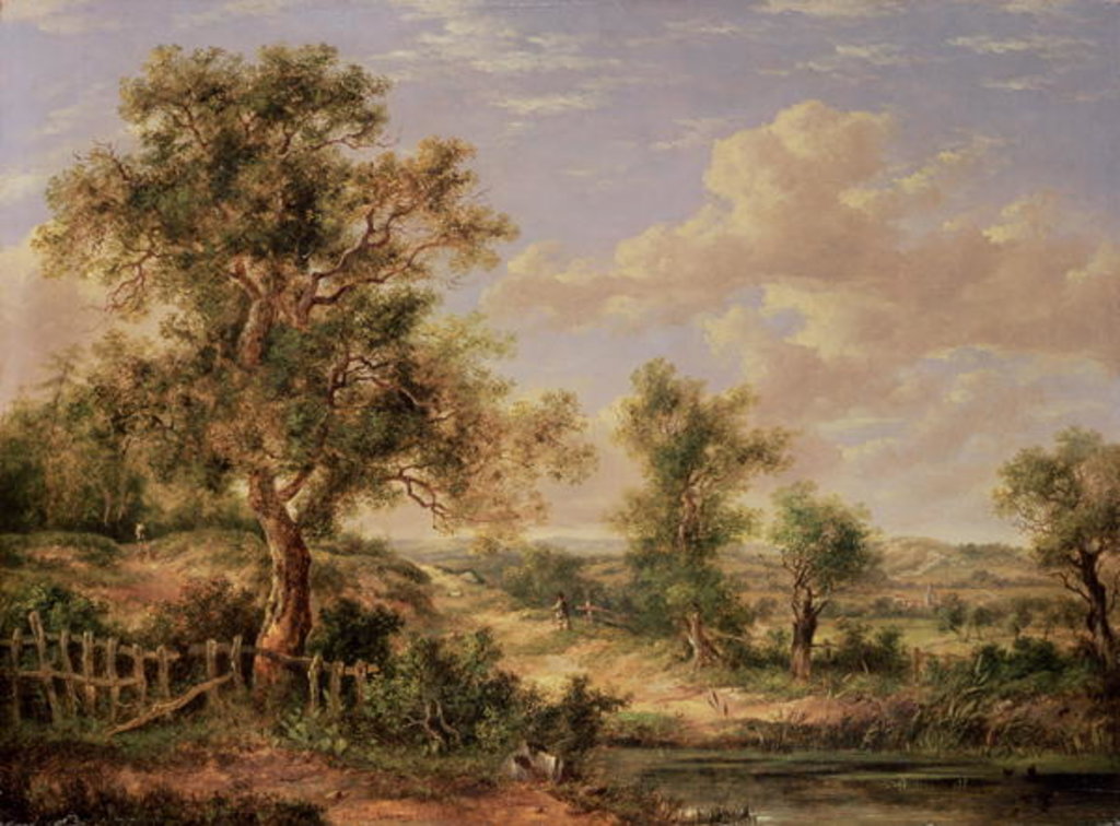 Detail of Landscape, 19th century by Patrick Nasmyth