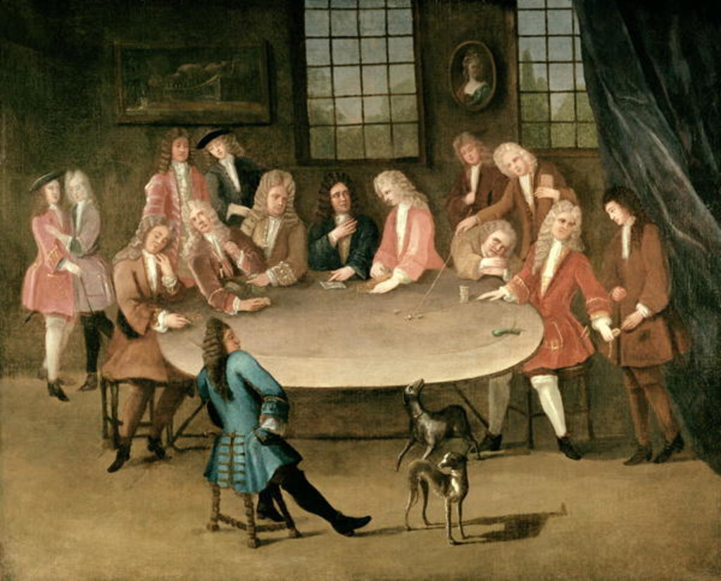 Detail of The Gamblers by Benjamin Ferrers