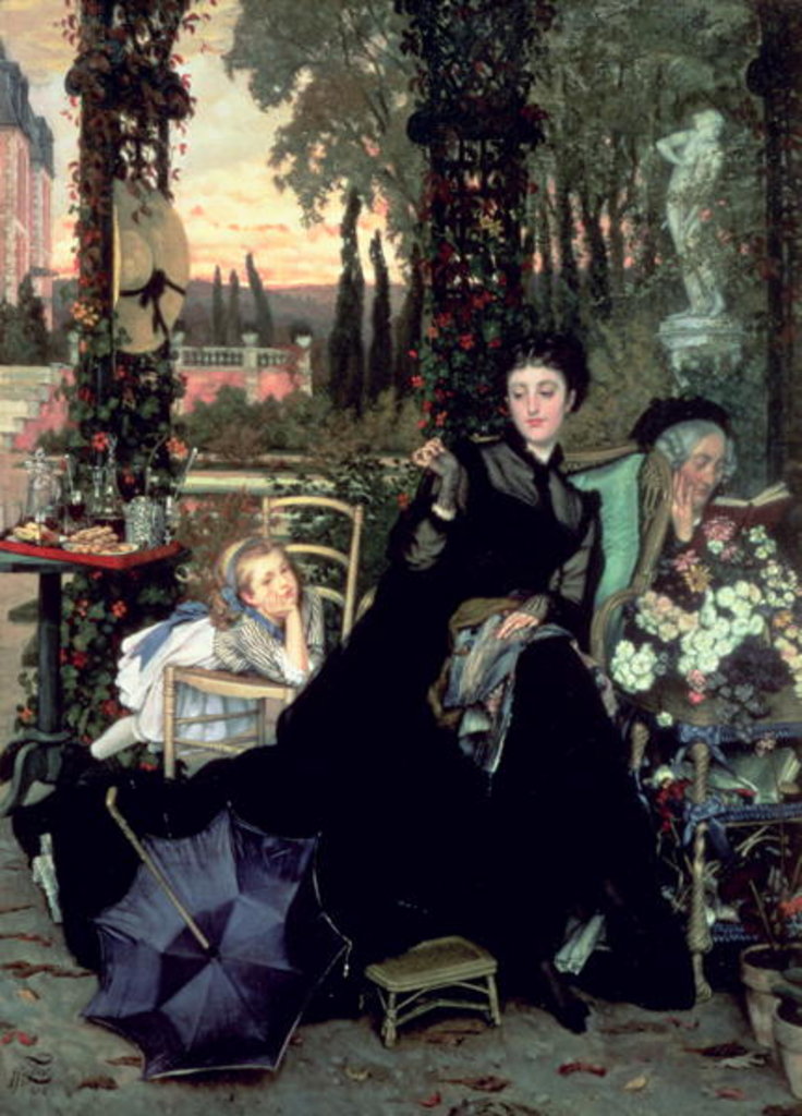 Detail of The Widow, 1868 by James Jacques Joseph Tissot