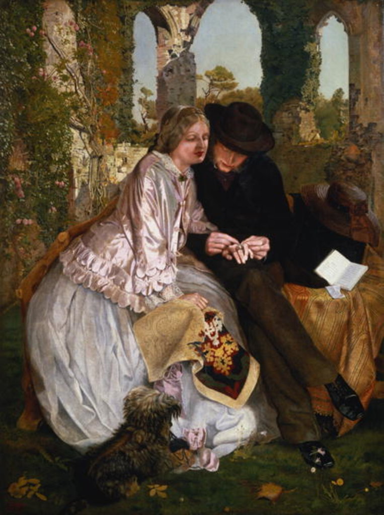 Detail of The Measure for the Wedding Ring, 1855 by Michael Frederick Halliday