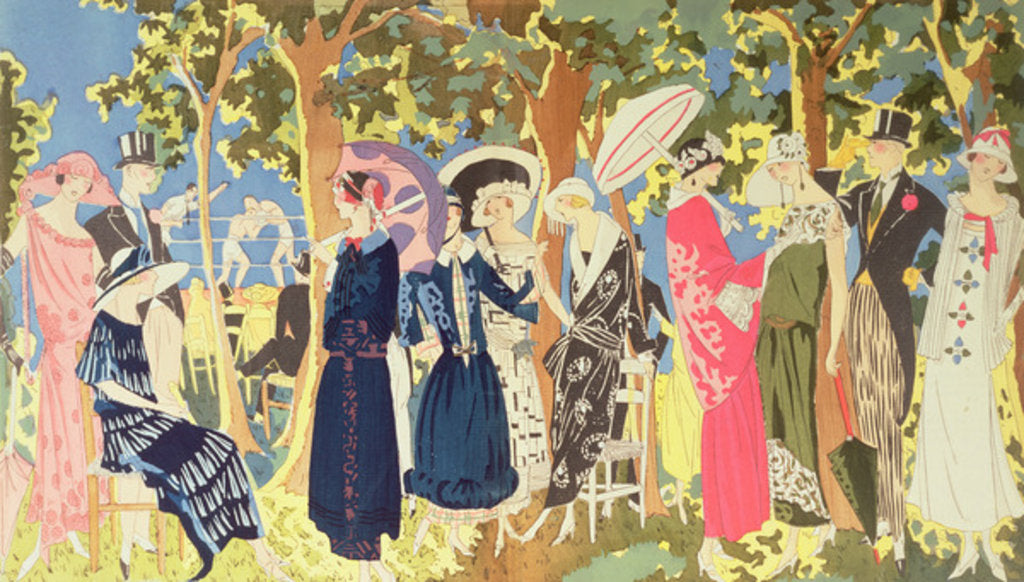 Detail of Boxing in the Park from Art Gout Beaute, September 1923 by Anonymous