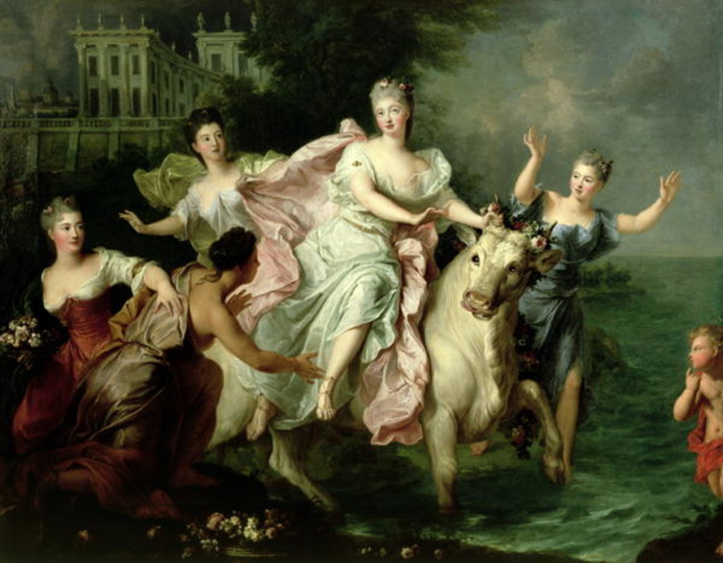 Detail of Europa Being Carried off by Jupiter Metamorphosed into a Bull, c.1700 by Pierre Gobert