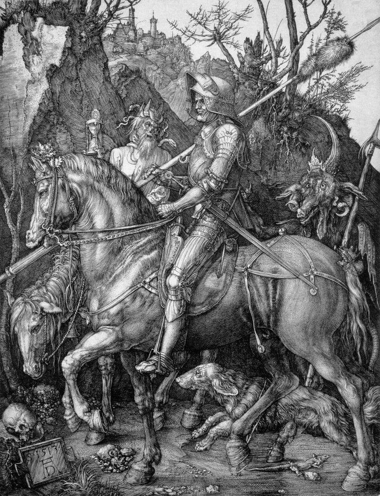 Detail of Knight, Death and the Devil, 1513 by Albrecht Dürer or Duerer