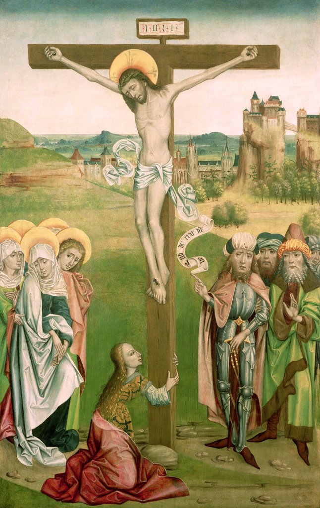 Detail of Crucifixion by Hungarian School