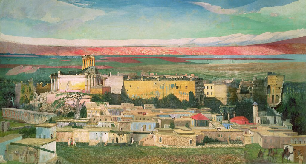 Detail of Baalbek, 1906 by Tivador Csontvary Kosztka