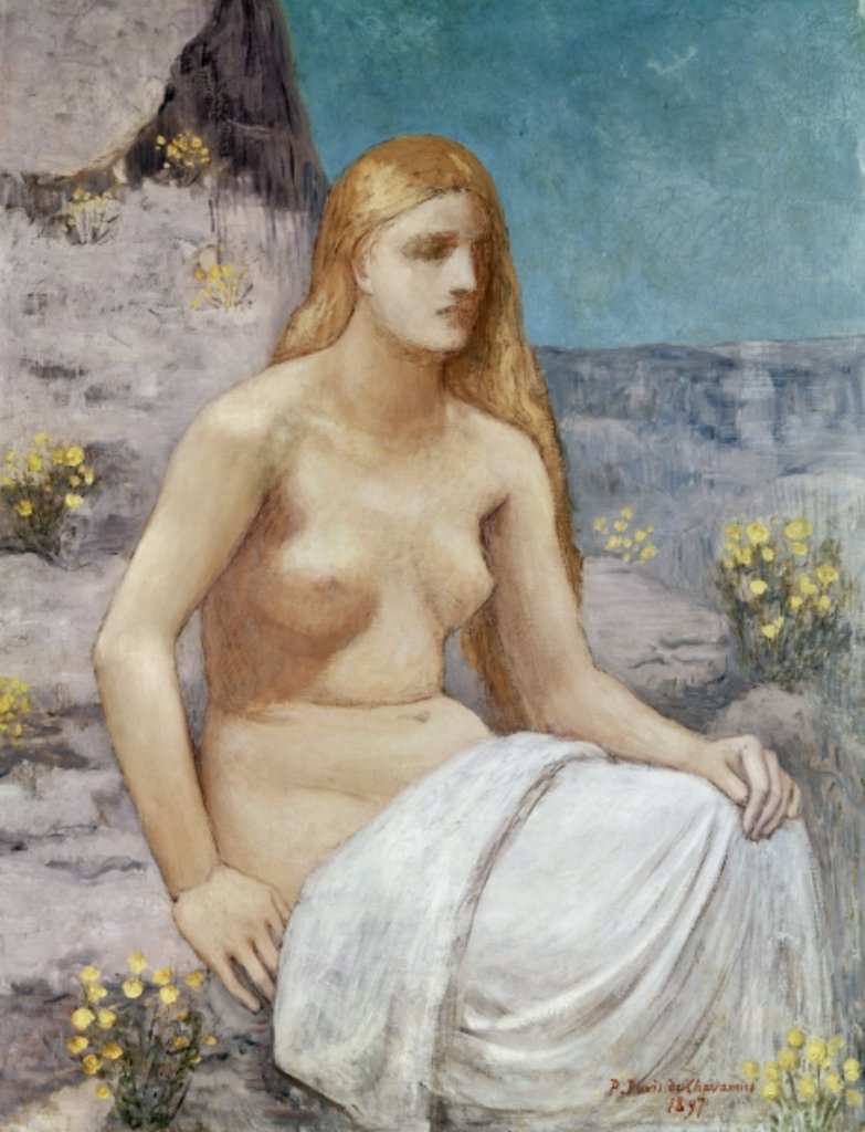 Detail of St. Mary Magdalene, 1897 by Pierre Puvis de Chavannes