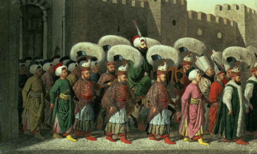 Detail of Sultan Mahmud II in Procession, 1809 by Greek School