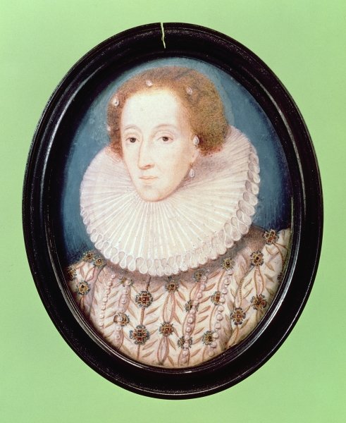 Detail of Miniature of Queen Elizabeth I by Nicholas Hilliard