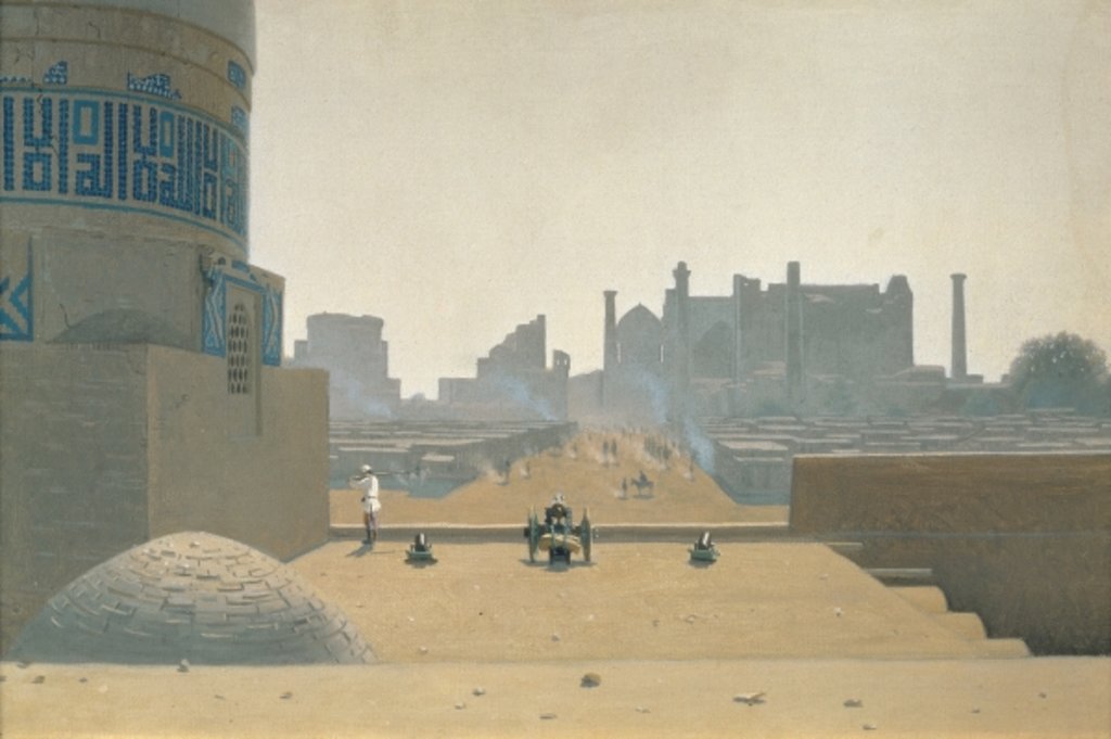 Detail of Main Street in Samarkand, Early Morning, 1869-70 by Vasili Vasilievich Vereshchagin